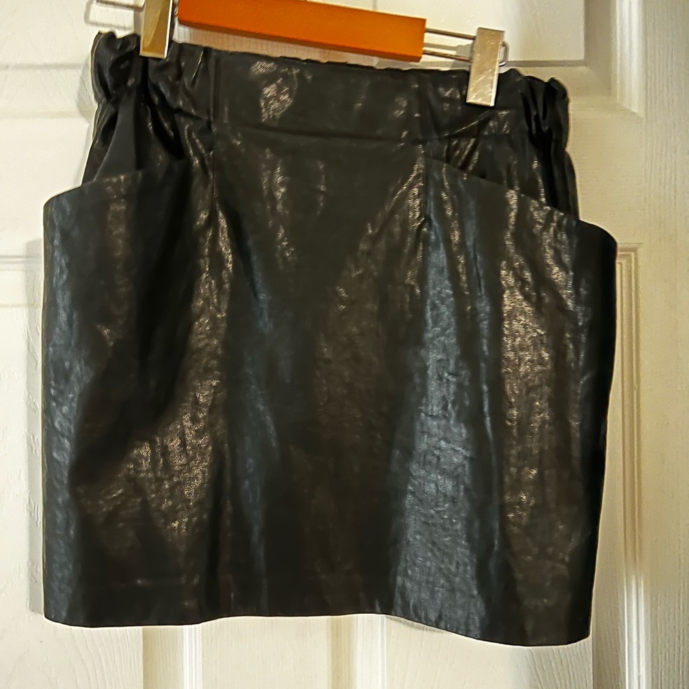 faux letter skirt